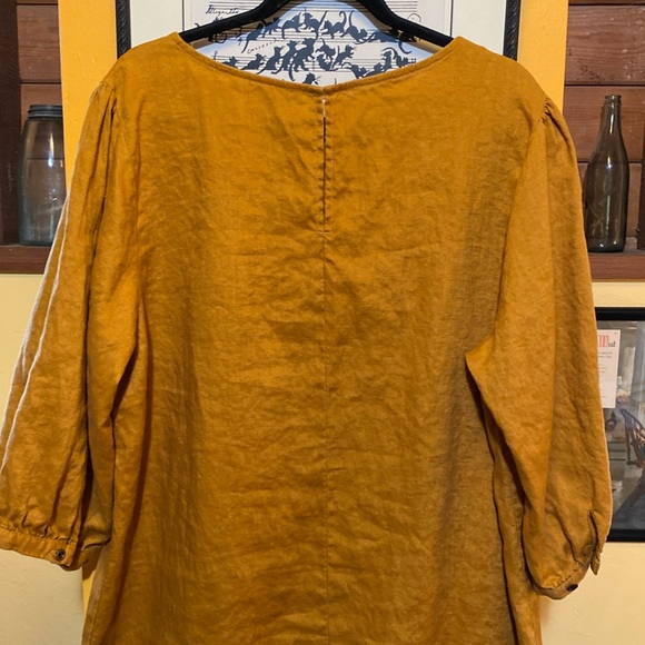 Garnet Hill Linen Dress - Picture 3 of 8